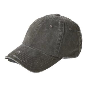 American Needle washed baseball Cap in Dark Gray
